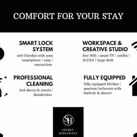 Secret Hideaways Cozystudio Superior Apartments Mit Wifi L 450M Bis Uni L Messe L Flughafen L Zoo Ντούισμπουργκ Εξωτερικό φωτογραφία